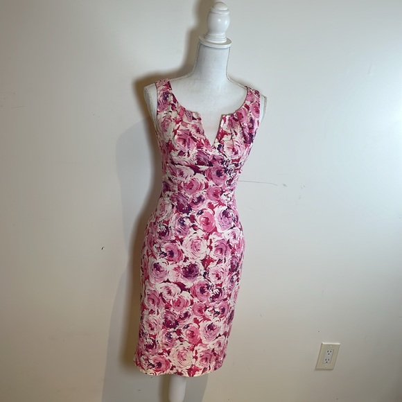 Floral ADRIANNA PAPELL Dress - Picture 4 of 11